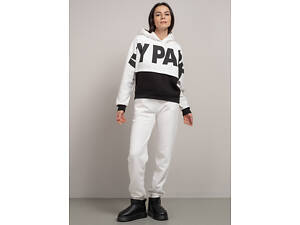 Костюм жіночий спортивний на флісі 342203 р.L Fashion Білий