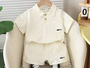 Костюм мальчика на лето с акулой 10803, Размер 110