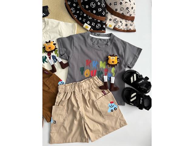 Костюм на лето мальчику с львенком 10876, Размер 100 - Фото 7