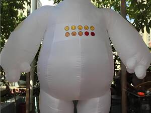 Костюм надувной Беймакс Baymax RESTEQ на взрослого Город Героев для косплея и вечеринок