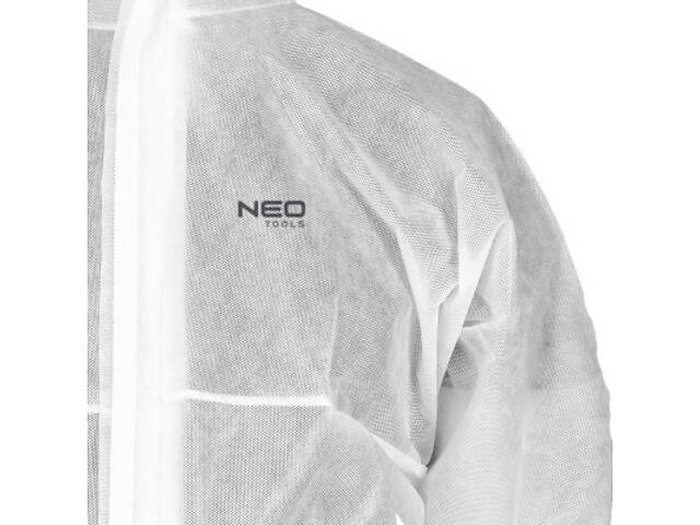 Костюм робочий Neo Tools для фарбування, матеріал нетканий поліпропілен, щільність 50 г/м², XXXL, білий (81-850-XXXL) - Фото 10