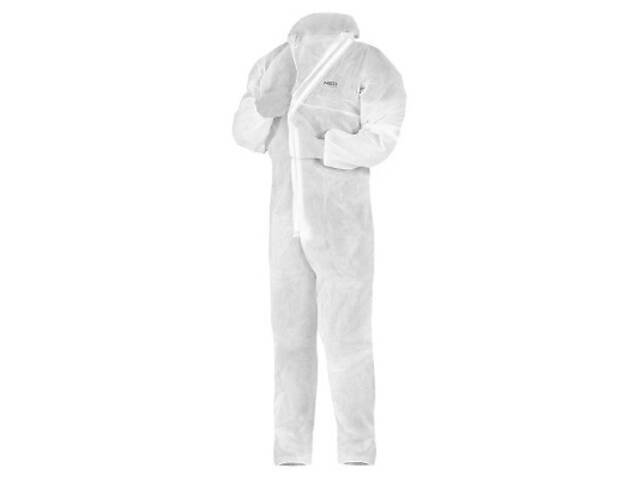 Костюм робочий Neo Tools для фарбування, матеріал нетканий поліпропілен, щільність 50 г/м², XL, білий (81-850-XL) - Фото 1
