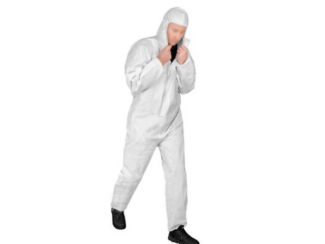 Костюм робочий Neo Tools захисний, матеріал поліпропілен, щільність 65 г/м², XXXL, білий (81-851-XXXL) - Фото 9