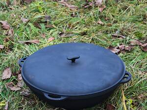 Котел чугунный азиатский 17 л с крышкой