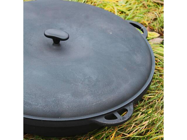 Котел чавунний азійський 30 л із кришкою - Фото 4