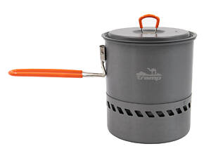 Котелок туристический из анодированного алюминия с теплообменником Tramp Firebird 1.5л UTRC-118