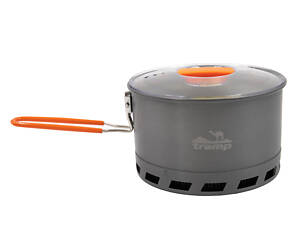 Котелок туристический из анодированного алюминия с теплообменником Tramp Firebird 2,2л UTRC-119
