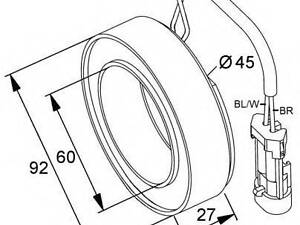 Котушка NRF 38420 на OPEL MERIVA