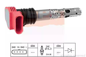 Котушка запалювання Audi A4-A8 3.0 00-