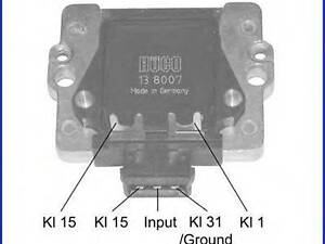 Катушка зажигания HITACHI 138007 на VW GOLF Mk III кабрио (1E7)