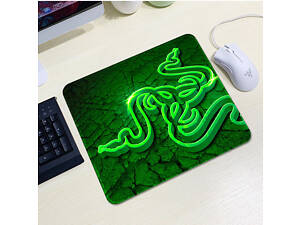 Коврик 200*240 тканевой RAZER 4, толщина 2 мм, цвет Green, Пакет