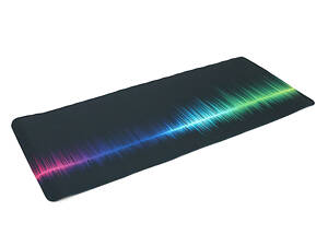 Коврик 300*700 тканевой White noise с боковой прошивкой, толщина 2 мм, RGB, Пакет