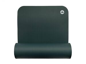 Килимок для фітнесу та пілатесу Bodhi 185x60x1.5 см Темно-зелений