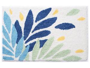 Килимок для ванної кімнати та душу протиковзний на гумовій основі Bathlux 50х80 см, вологовбираючий, мікрофібра