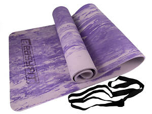Килимок для йоги та фітнеса EasyFit s-EVA Mat 8 мм Фіолетовий