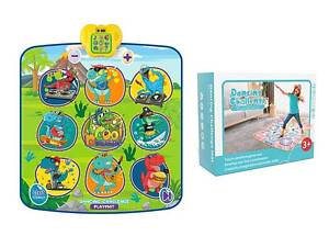 Коврик музыкальный (66399 y-18) озвучивание на английском языке, 84 х 100 см, музыка, песни, подсветка, 5 режимов игры