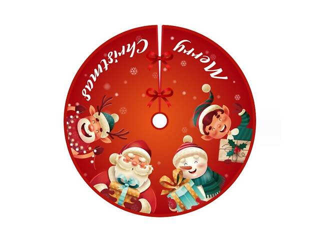 Коврик новогодний под елку Merry Christmas 1 14000 115х90 см - Фото 1