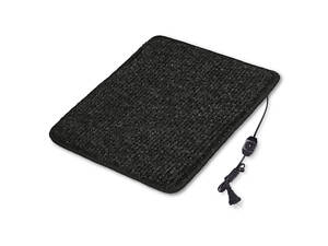 Килимок з підігрівом 50×60 см з термоізоляцією та регулятором Чорний