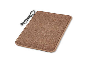 Килимок з підігрівом 50×60 см з термоізоляцією Бежевий