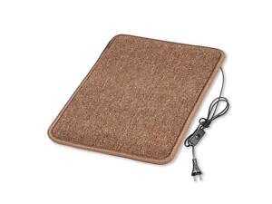 Килимок з підігрівом 50×80 см з термоізоляцією та вимикачем Бежевий