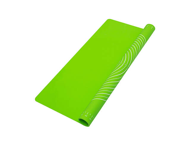 Килимок силіконовий для розкачування тіста та випічки великий 81х61 см Салатовий - Фото 5