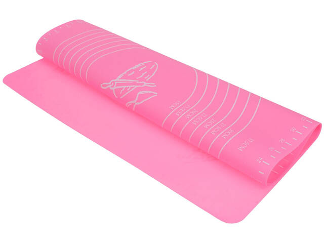 Килимок силіконовий для випічки Benson BN-024 49х40 см рожевий - Фото 2