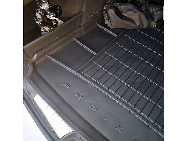 Коврик в багажник для Hyundai Kona 2017-2018 из Термоэластопласта (Frogum)