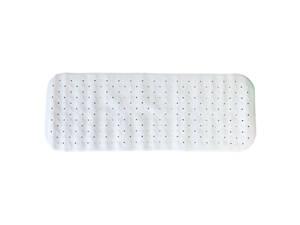 Коврик в ванную комнату на присосках MGZ-0901(White) 35х95 см