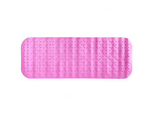 Коврик в ванную комнату на присосках MGZ-0901(Pink) 35х95 см