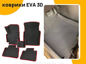 Коврики автомобильные EVA 3D на Seat Ibiza Hb 3d 6J 2008-2012;2012 С бортами 5см Ковры в салон эва эво