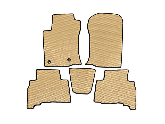 Коврики EVA (бежевые) 7 местный, 2009-2013 для Toyota Land Cruiser Prado 150 - Фото 1