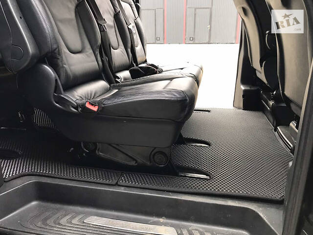 Коврики EVA V-class, ExtraLong 2 боковых (Только самовывоз, полный салон, Черный) для Mercedes Vito/V-class W447 2014- г - Фото 4