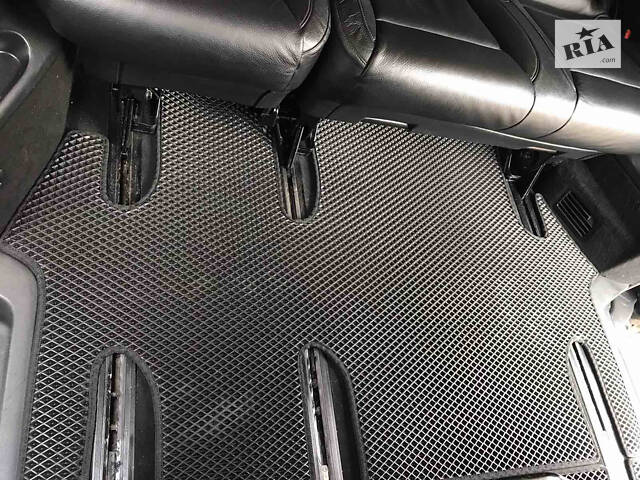 Коврики EVA V-class, ExtraLong 2 боковых (Только самовывоз, полный салон, Черный) для Mercedes Vito/V-class W447 2014- г - Фото 11