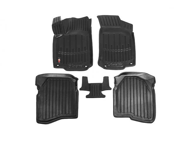 Коврики Stingray 3D (5 шт, полиуретан) для Volkswagen Bora 1998-2004 гг - Фото 1