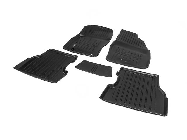 Коврики Stingray 3D (5 шт, полиуретан) для Ford Focus II 2005-2008 гг - Фото 2