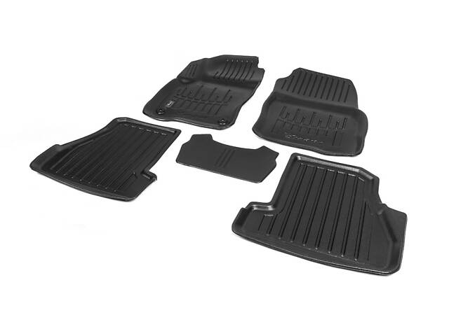 Коврики Stingray 3D (5 шт, полиуретан) для Ford Focus III 2011-2017 гг - Фото 2