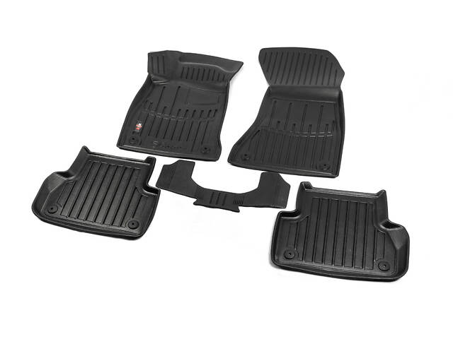 Коврики Stingray 3D (5 шт, полиуретан) для Ауди A4 B9 2015-2024 гг - Фото 2