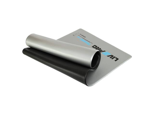 Килимок для фітнесу та спорту LiveUp LP8220 120x60x0.7 см Сірий - Фото 1