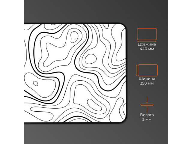 Килимок для миші GamePro MP145AW White (MP145AW) - Фото 4