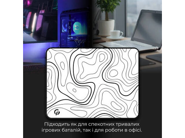 Килимок для миші GamePro MP145AW White (MP145AW) - Фото 5