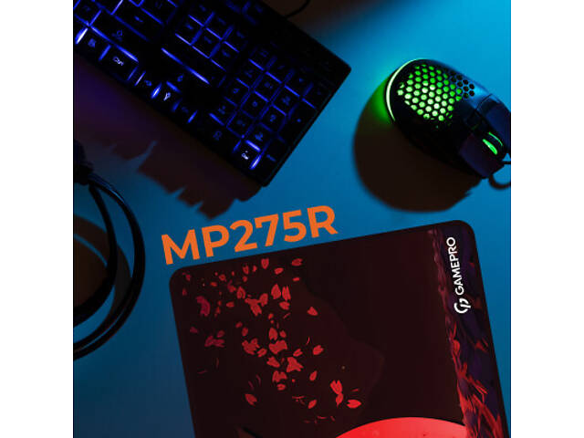 Килимок для миші GamePro Speed/Control Black-Red (MP275R) - Фото 3