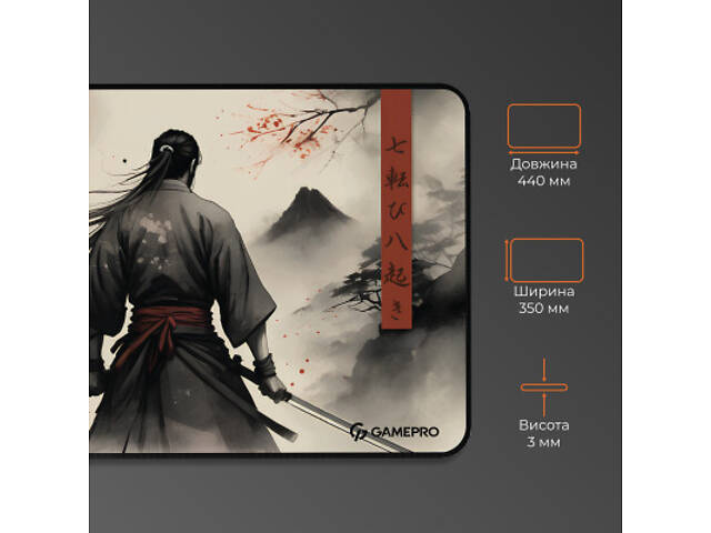 Килимок для миші GamePro Speed/Control Gray (MP145GS) - Фото 4