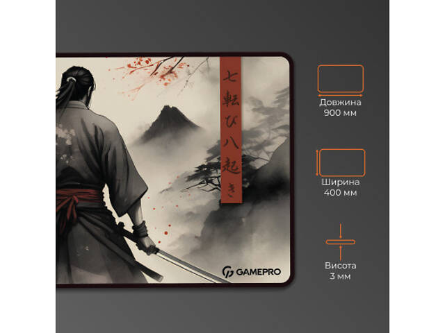 Килимок для миші GamePro Speed/Control Gray (MP275GS) - Фото 4