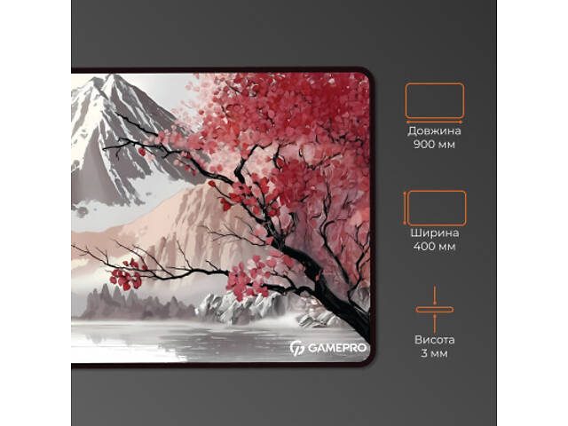 Килимок для миші GamePro Speed/Control Gray-Pink (MP275JS) - Фото 4