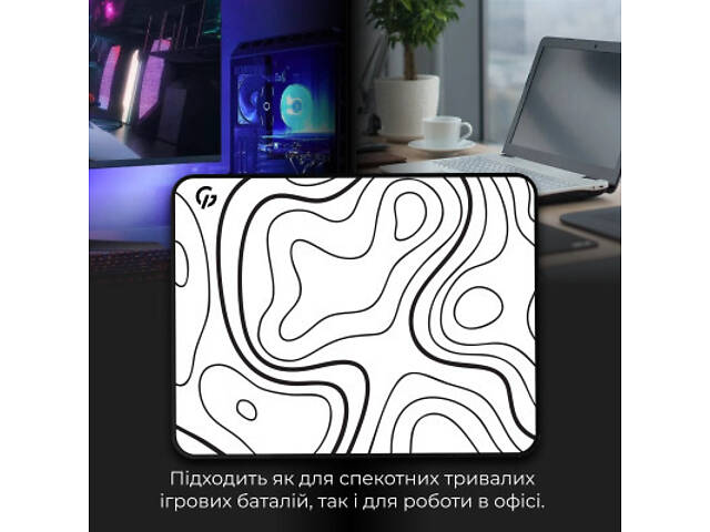 Килимок для миші GamePro Speed/Control White (MP085AW) - Фото 7