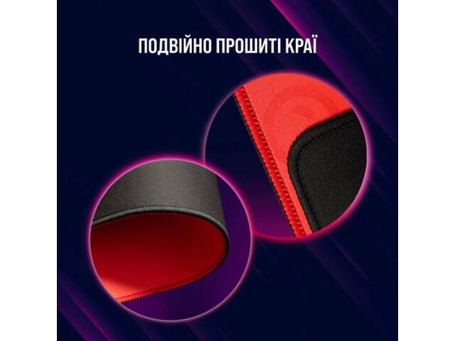 Килимок для миші Lorgar Main 325 Black/Red (LRG-GMP325) - Фото 3