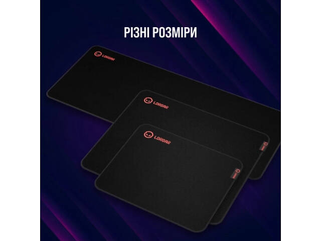 Килимок для миші Lorgar Main 325 Black/Red (LRG-GMP325) - Фото 4