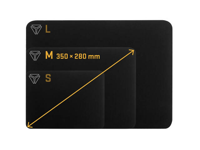 Килимок для миші YENKEE YPM 35 Speed Top M Black (45015887) - Фото 3