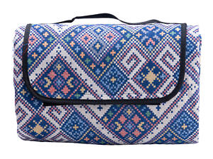 Килимок для пікніка жакардовий, синій LU012BL