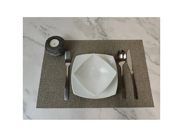 Килимок для сервірування столу Versailles Brown VS-PM3045-M 45х30 см коричневий - Фото 2